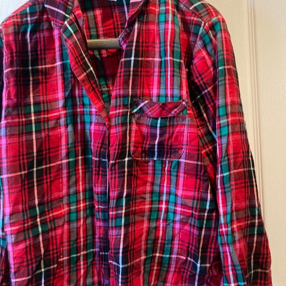 Victoria's Secret Red and Black Plaid Pajama Set - Picture 10 of 10